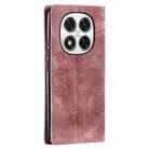 For Redmi Note 14 Pro 4G Totem Embossed Magnetic Leather Phone Case(Rose Gold) - 3