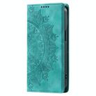 For Redmi Note 14 Pro 4G Totem Embossed Magnetic Leather Phone Case(Green) - 2
