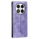 For Redmi Note 14 Pro 4G Totem Embossed Magnetic Leather Phone Case(Purple) - 3