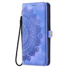 For Xiaomi Redmi Note 14 5G Skin Feel Totem Embossed Leather Phone Case(Purple) - 2