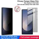 For Samsung Galaxy Z Fold7 5G imak HD Full Screen Anti-spy Tempered Glass Protective Film - 3