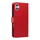 For Samsung Galaxy A07 5G Tree & Cat Embossed Pattern Flip Leather Phone Case(Red) - 3