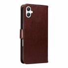 For Samsung Galaxy A07 5G Tree & Cat Embossed Pattern Flip Leather Phone Case(Coffee) - 3