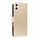 For Samsung Galaxy A07 5G Tree & Cat Embossed Pattern Flip Leather Phone Case(Gold) - 3