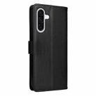 For Samsung Galaxy A36 5G / M56 5G Tree & Cat Embossed Pattern Flip Leather Phone Case(Black) - 3