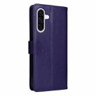 For Samsung Galaxy A56 5G Tree & Cat Embossed Pattern Flip Leather Phone Case(Purple) - 3
