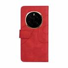 For Honor Magic7 Dual-color Splicing Flip Leather Phone Case(Red) - 3