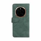 For Honor Magic7 Dual-color Splicing Flip Leather Phone Case(Green) - 3