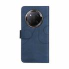 For Honor X9C 5G Global Dual-color Splicing Flip Leather Phone Case(Blue) - 3