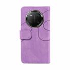 For Honor X9C 5G Global Dual-color Splicing Flip Leather Phone Case(Purple) - 3