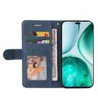 For Honor X8C 4G Global Dual-color Splicing Flip Leather Phone Case(Blue) - 3