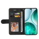 For Honor X8C 4G Global Dual-color Splicing Flip Leather Phone Case(Black) - 3