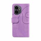 For Honor 400 Global 156.5mm Dual-color Splicing Flip Leather Phone Case(Purple) - 3