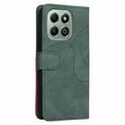 For Honor X6c / X6b / X6a / X5b Dual-color Splicing Flip Leather Phone Case(Green) - 3
