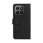 For Honor 400 Smart 5G Dual-color Splicing Flip Leather Phone Case(Black) - 3