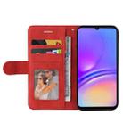For Samsung Galaxy A06 4G / 5G Dual-color Splicing Flip Leather Phone Case(Red) - 3
