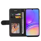For Samsung Galaxy A06 4G / 5G Dual-color Splicing Flip Leather Phone Case(Black) - 3