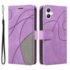 For Samsung Galaxy A06 4G / 5G Dual-color Splicing Flip Leather Phone Case(Purple) - 2