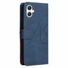 For Samsung Galaxy A07 5G Dual-color Splicing Flip Leather Phone Case(Blue) - 3
