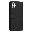 For Samsung Galaxy A07 5G Dual-color Splicing Flip Leather Phone Case(Black) - 3