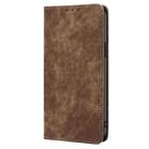 For Xiaomi 14T 5G RFID Anti-theft Brush Magnetic Leather Phone Case(Brown) - 2