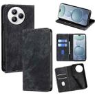 For Xiaomi Civi 5 Pro 5G RFID Anti-theft Brush Magnetic Leather Phone Case(Black) - 1