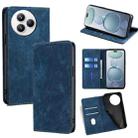 For Xiaomi Civi 5 Pro 5G RFID Anti-theft Brush Magnetic Leather Phone Case(Blue) - 1