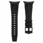 For Samsung Galaxy Watch Ultra 47mm AP Series Liquid Silicone Watch Band(Black) - 3