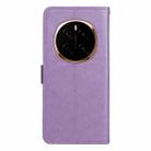 For Honor Magic7 Cat Bee Embossing Pattern Shockproof Leather Case(Purple) - 3