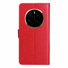 For Honor Magic7 Cat Bee Embossing Pattern Shockproof Leather Case(Red) - 3