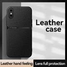 For iPhone X / XS Litchi Leather Magnetic Full Coverage Shockproof Phone Case(Black) - 2