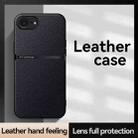 For iPhone 16e Litchi Leather Magnetic Full Coverage Shockproof Phone Case(Yellow) - 2