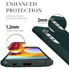 For LG Velvet / G9 Carbon Fiber Protective Case with 360 Degree Rotating Ring Holder(Green) - 3