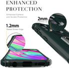 For Motorola E (2020) Carbon Fiber Protective Case with 360 Degree Rotating Ring Holder(Green) - 3