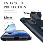 For Vivo iQOO 3 5G Carbon Fiber Protective Case with 360 Degree Rotating Ring Holder(Blue) - 2