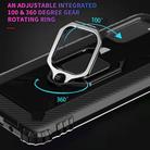 For Vivo iQOO 3 5G Carbon Fiber Protective Case with 360 Degree Rotating Ring Holder(Black) - 3