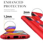 For Vivo Z6 Carbon Fiber Protective Case with 360 Degree Rotating Ring Holder(Red) - 3