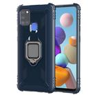 For Vivo Z6 Carbon Fiber Protective Case with 360 Degree Rotating Ring Holder(Blue) - 2