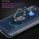 For Vivo Z6 Carbon Fiber Protective Case with 360 Degree Rotating Ring Holder(Blue) - 4