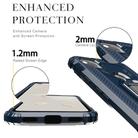 For Google Pixel 5 Carbon Fiber Protective Case with 360 Degree Rotating Ring Holder(Blue) - 3