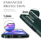 For Huawei Enjoy 10E Carbon Fiber Protective Case with 360 Degree Rotating Ring Holder(Green) - 3