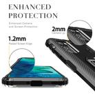 For Huawei Honor X10 Carbon Fiber Protective Case with 360 Degree Rotating Ring Holder(Black) - 3