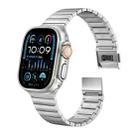 For Apple Watch 42mm / 41mm / 40mm / 38mm Bamboo Norman Buckle Titanium Alloy Watch Band(Silver) - 2