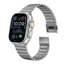 For Apple Watch 42mm / 41mm / 40mm / 38mm Bamboo Norman Buckle Titanium Alloy Watch Band(Natural) - 2