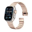 For Apple Watch 46mm / 49mm / 45mm / 44mm Bamboo Norman Buckle Stainless Steel Watch Band(Gold) - 2