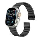 For Apple Watch 42mm / 41mm / 40mm / 38mm Bamboo Norman Buckle Stainless Steel Watch Band(Black) - 2