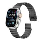 For Apple Watch 42mm / 41mm / 40mm / 38mm Bamboo Norman Buckle Stainless Steel Watch Band(Slate) - 2