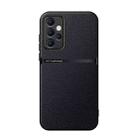For Samsung Galaxy A52 5G Litchi Leather Magnetic Full Coverage Shockproof Phone Case(Black) - 1
