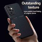For Samsung Galaxy A52 5G Litchi Leather Magnetic Full Coverage Shockproof Phone Case(Black) - 3