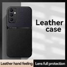 For Samsung Galaxy A34 5G Litchi Leather Magnetic Full Coverage Shockproof Phone Case(Red) - 2